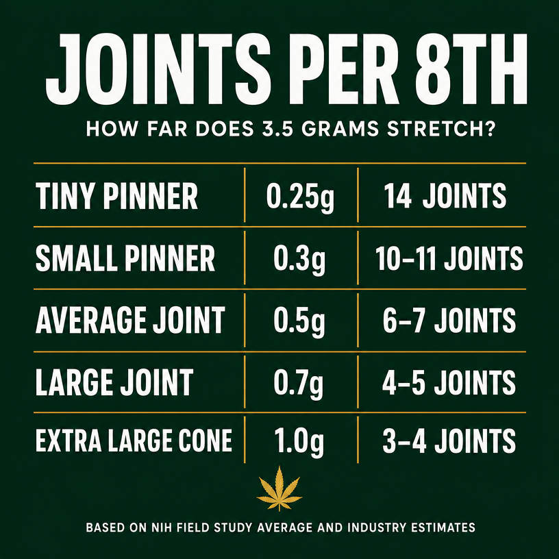 Joints Per 8th: The Visual Guide