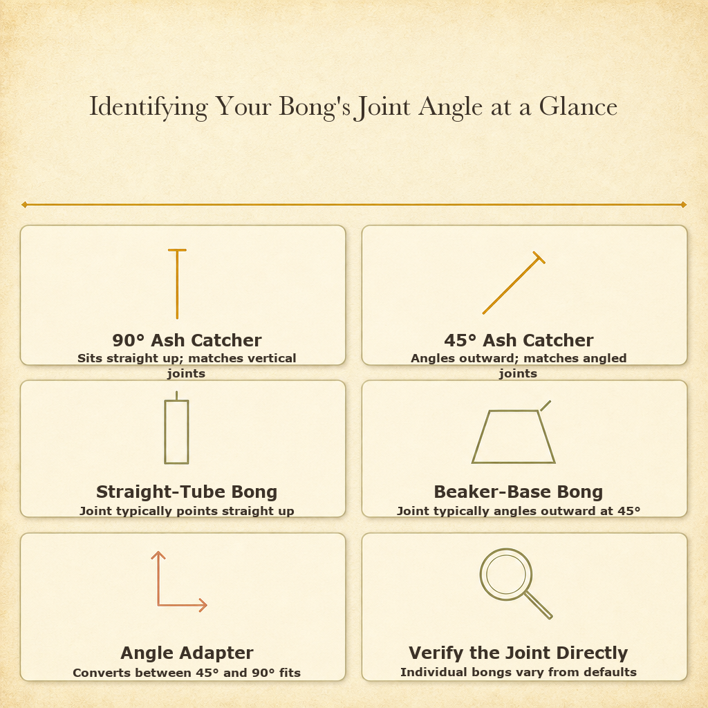 Identifying Your Bong's Joint Angle at a Glance