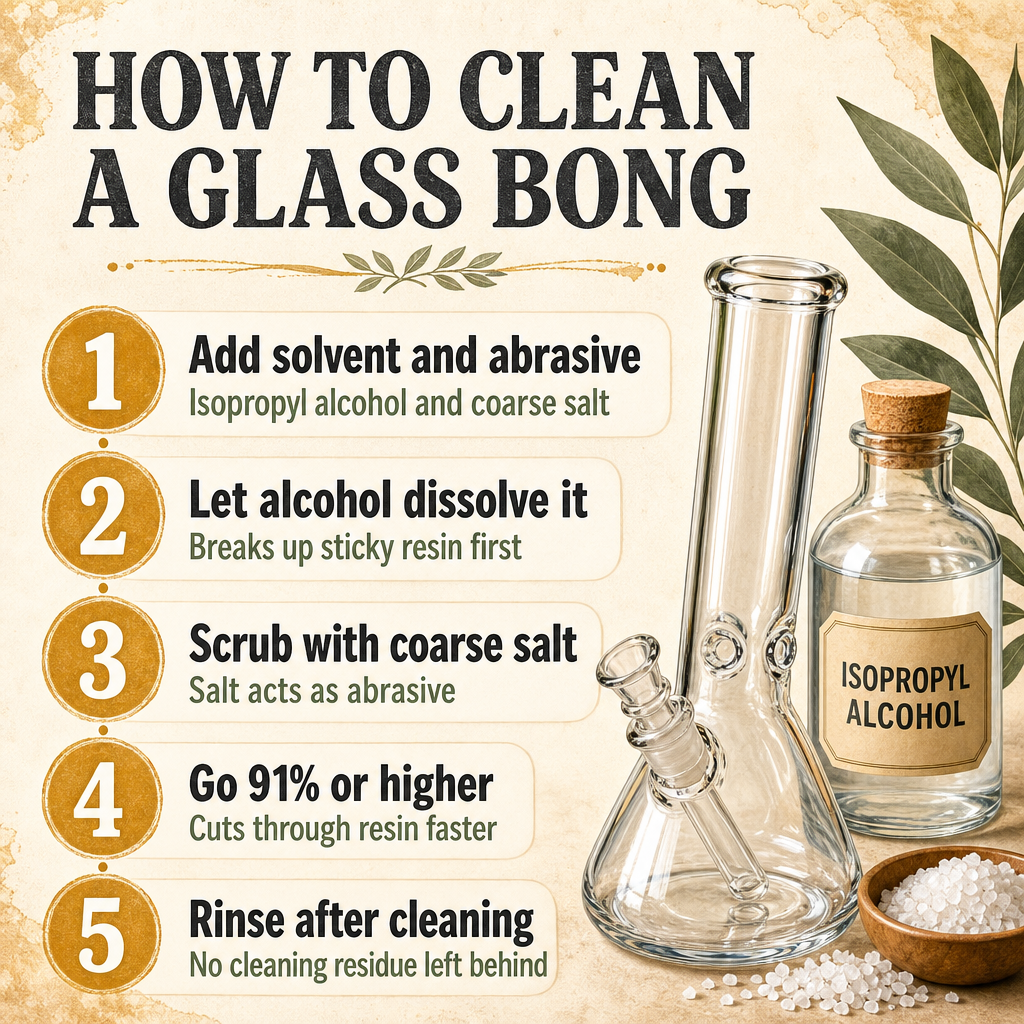How to Clean a Glass Bong