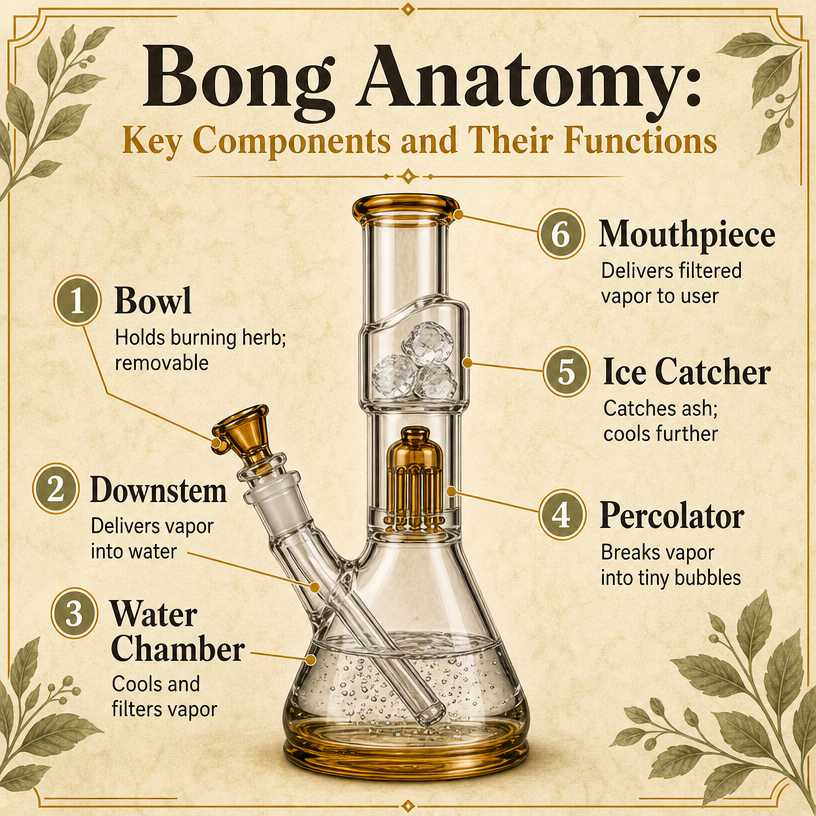 Bong Anatomy: Key Components and Their Functions