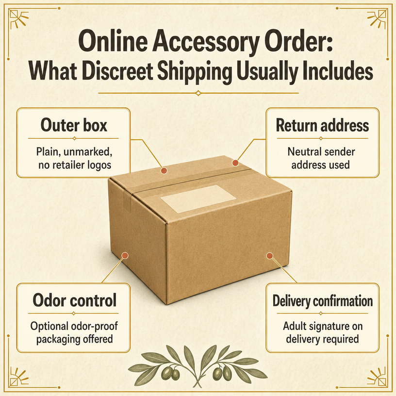 Online Accessory Order: What Discreet Shipping Usually Includes