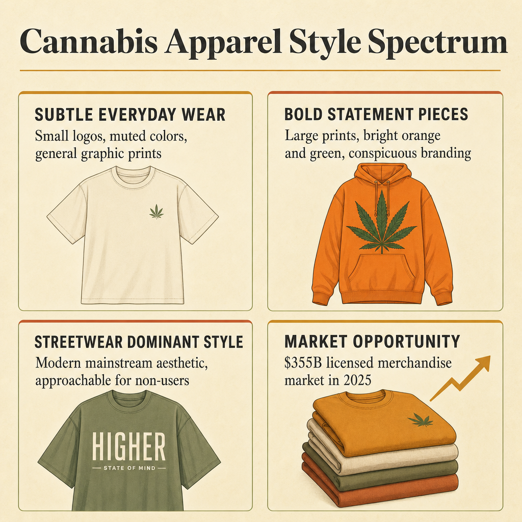 Cannabis Apparel Style Spectrum