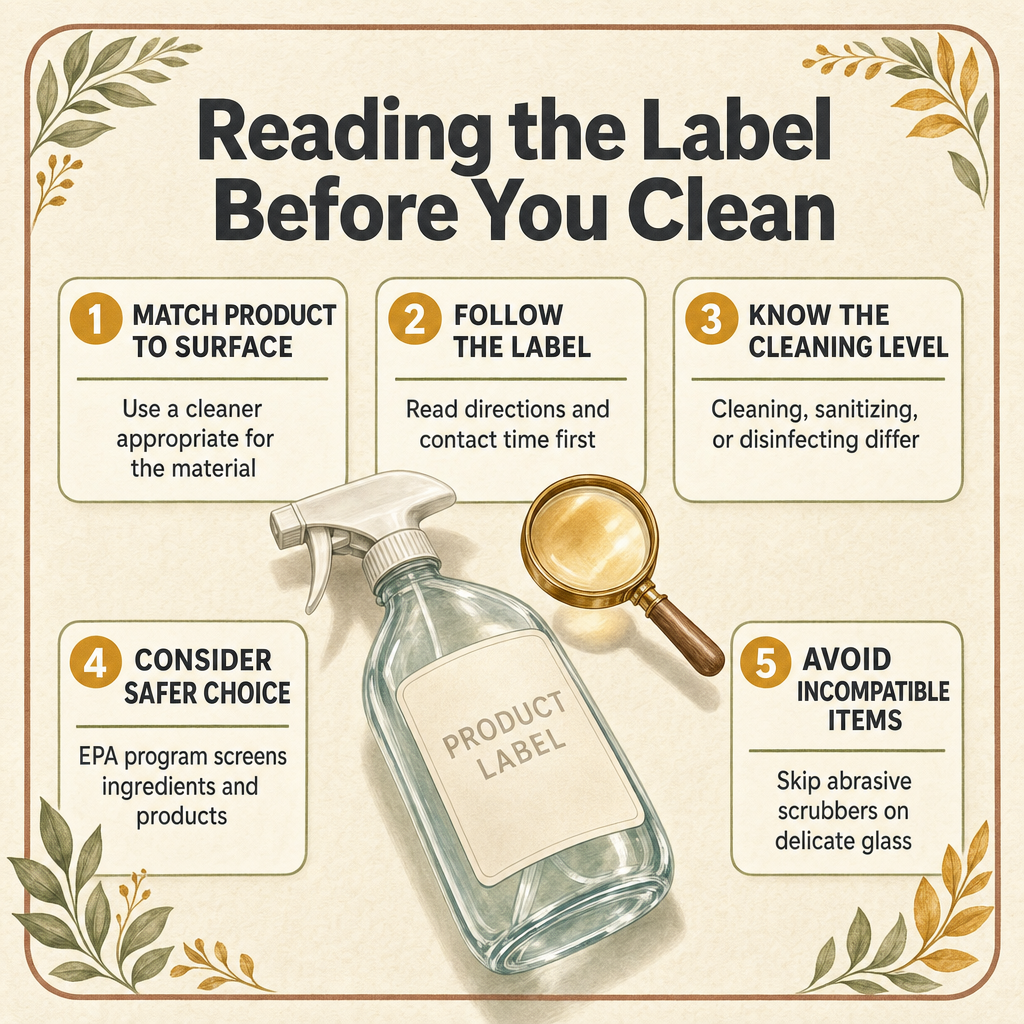 Reading the Label Before You Clean