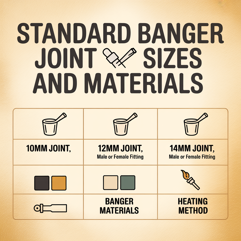 Standard Banger Joint Sizes and Materials