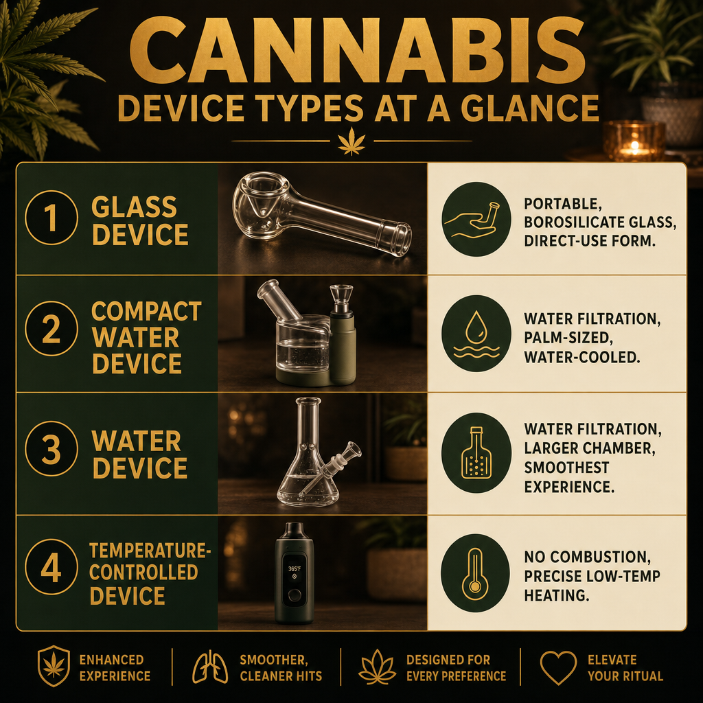 Smoking Piece Types at a Glance