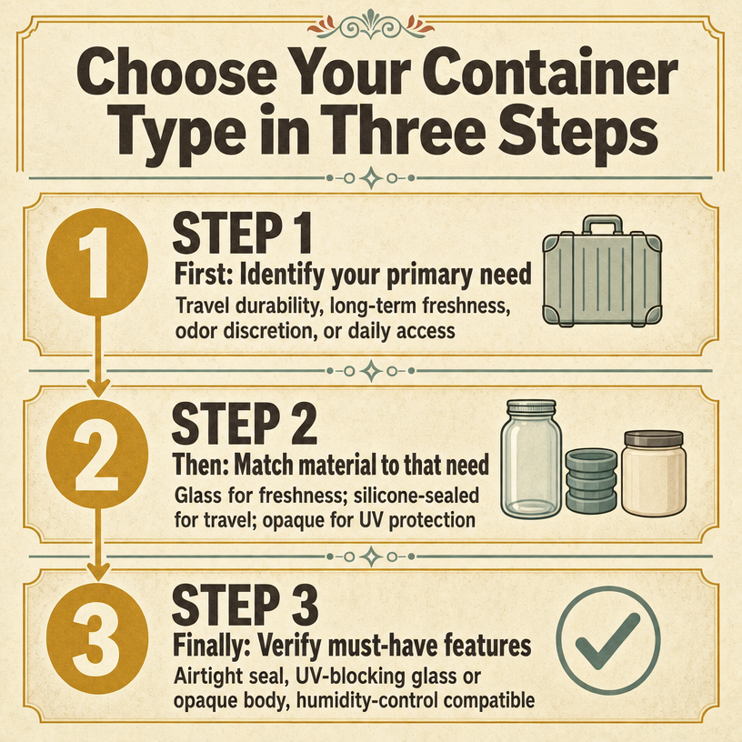 Choose Your Container Type in Three Steps