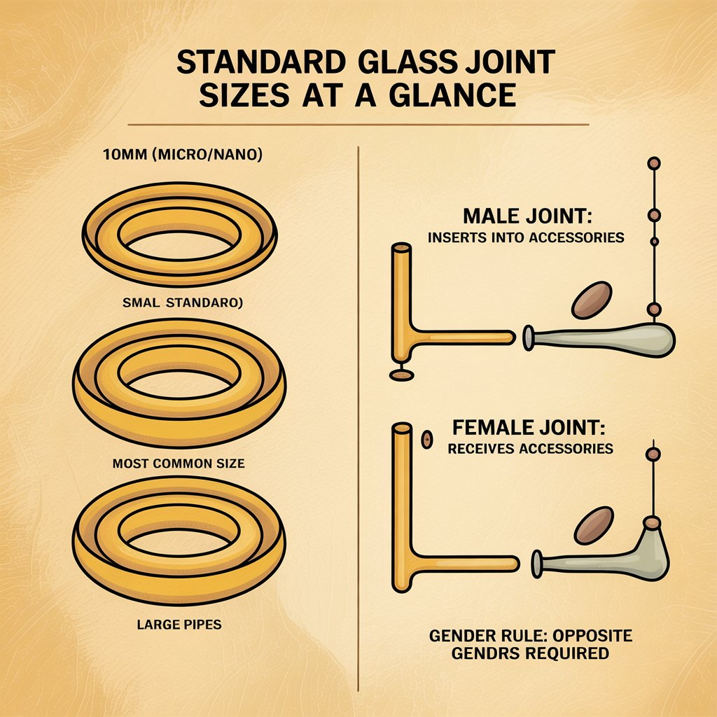 Standard Glass Joint Sizes at a Glance