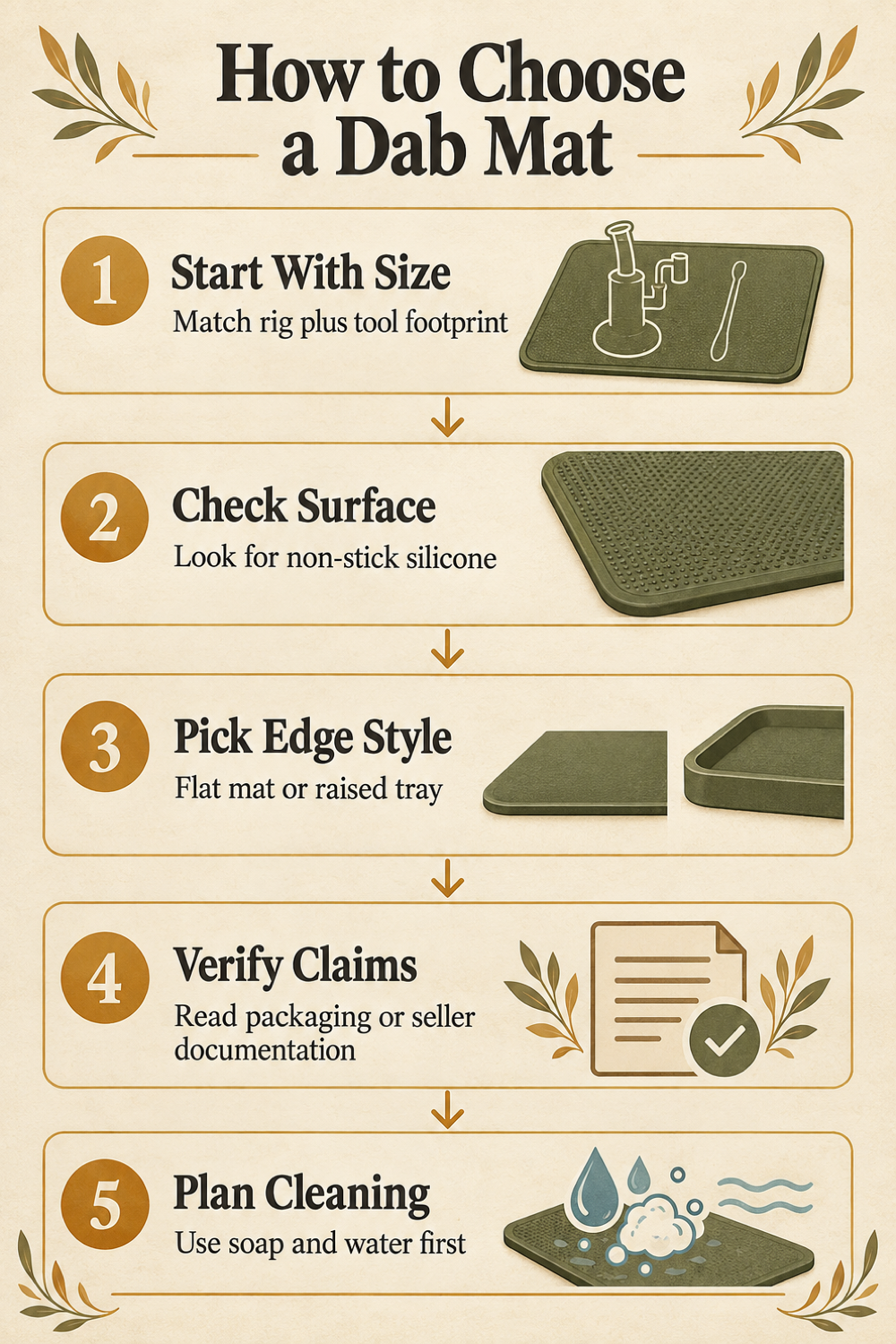 How to Choose a Dab Mat