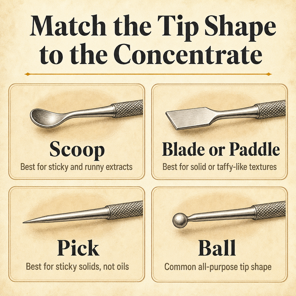 Dab Tool Materials at a Glance