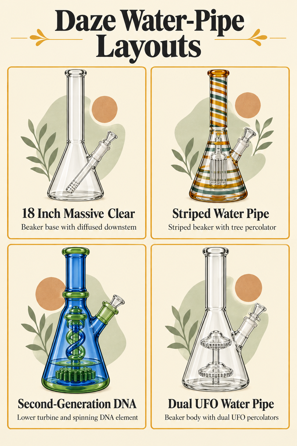 Daze Water-Pipe Layouts