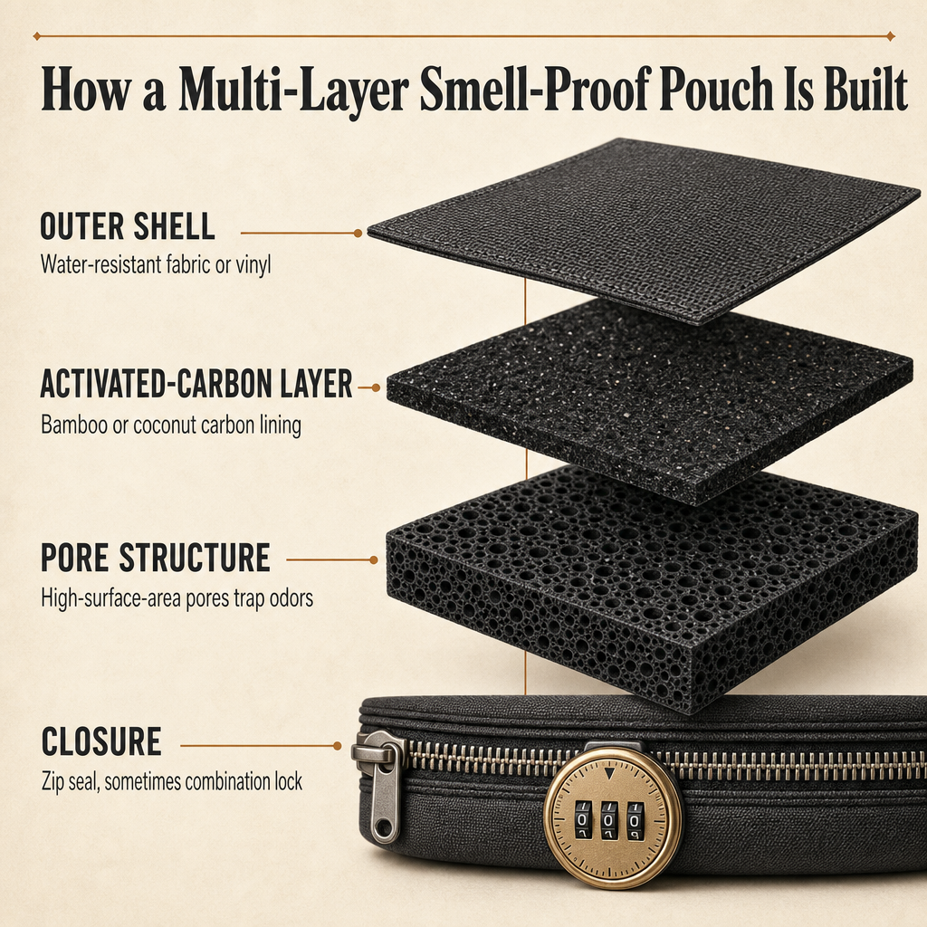 How a Multi-Layer Smell-Proof Pouch Is Built