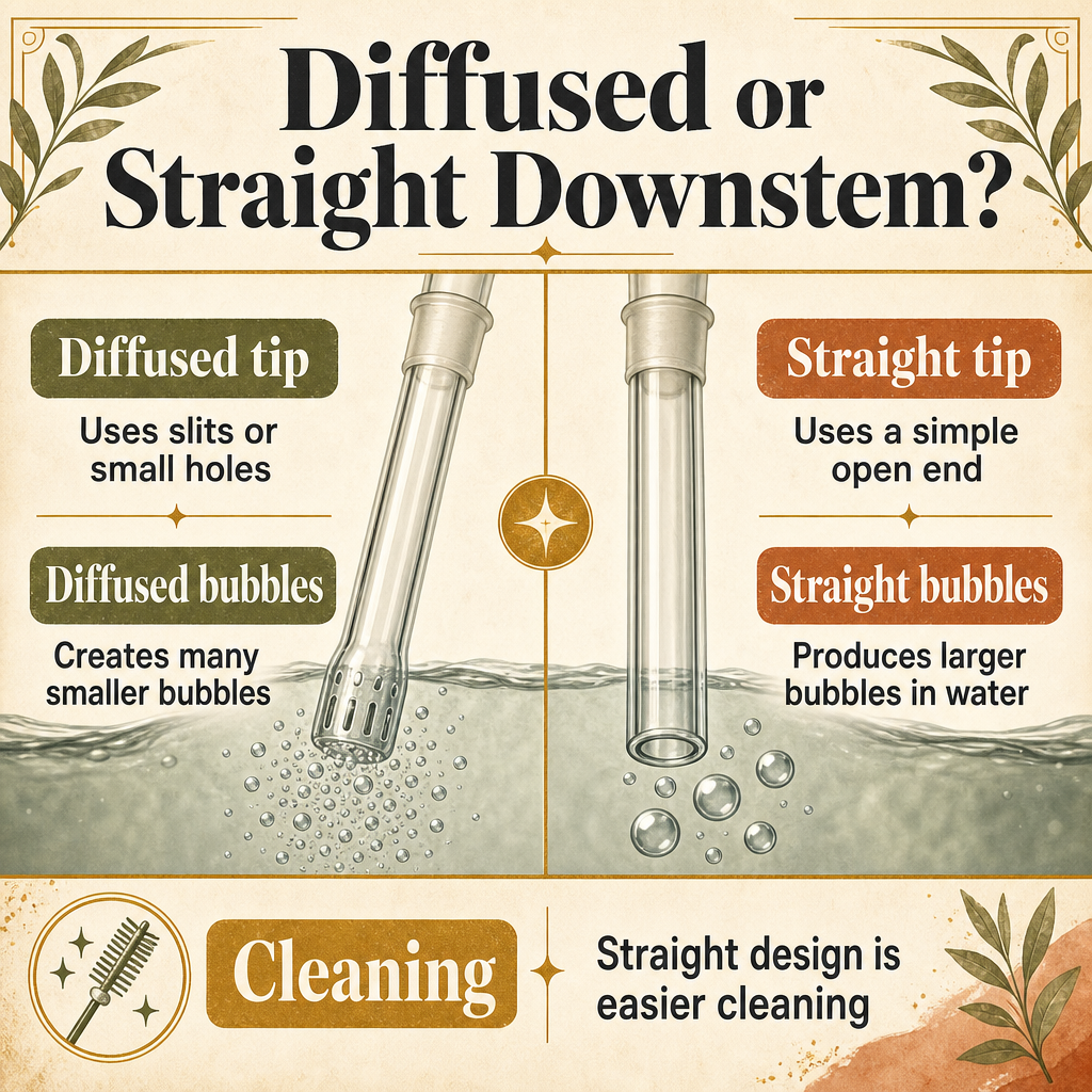 Diffused or Straight Downstem?