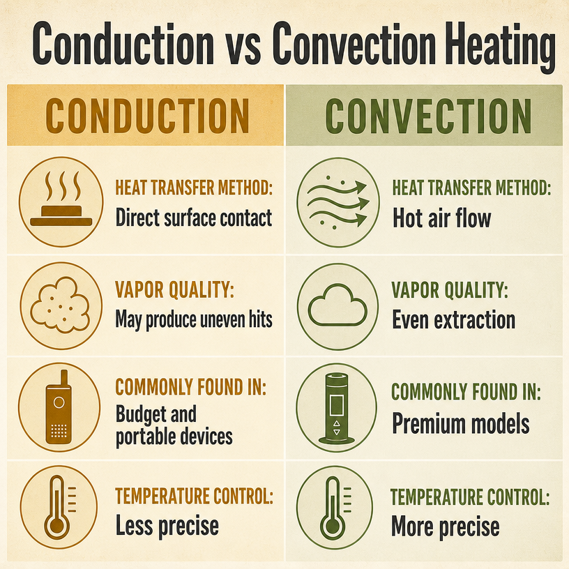 Conduction vs Convection Heating