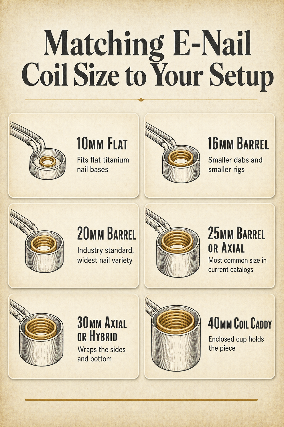 Matching E-Nail Coil Size to Your Setup