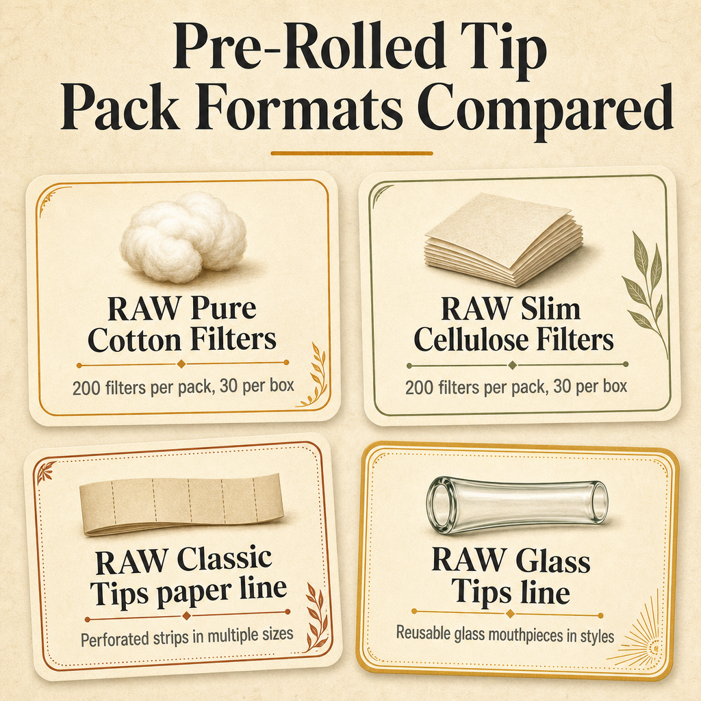 Pre-Rolled Tip Pack Formats Compared