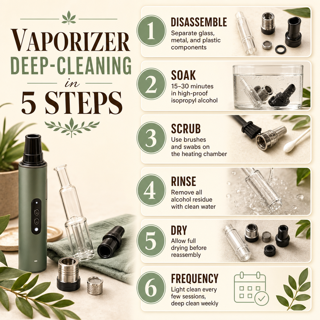 Vaporizer Deep-Cleaning Procedure
