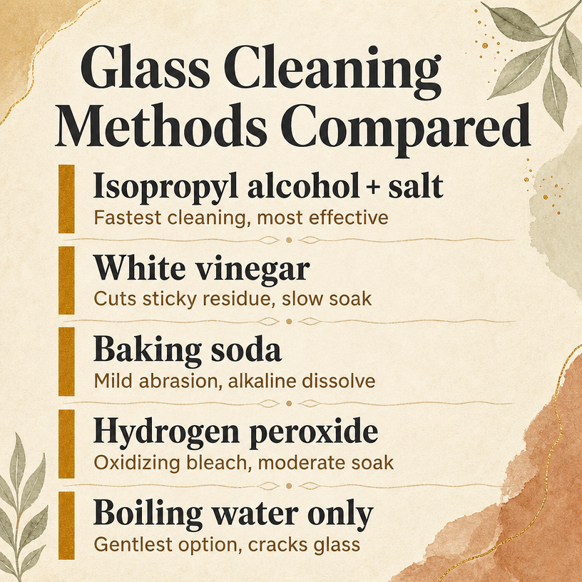 Glass Pipe Cleaning Methods Compared