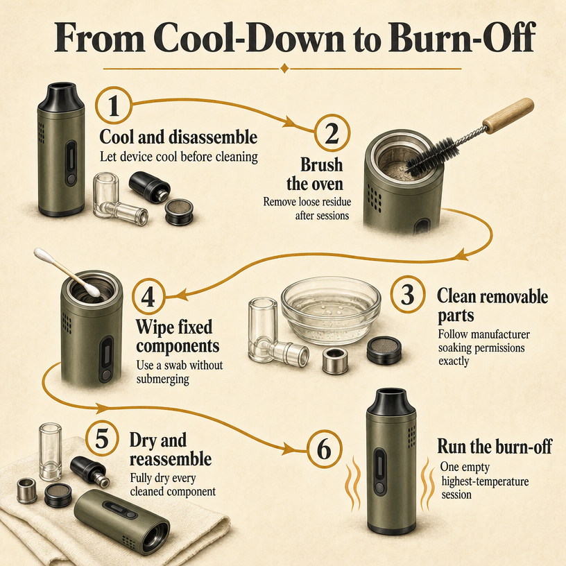 From Cool-Down to Burn-Off