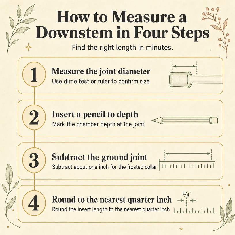 How to Measure a Downstem in Four Steps