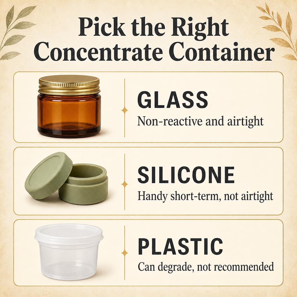 Pick the Right Concentrate Container