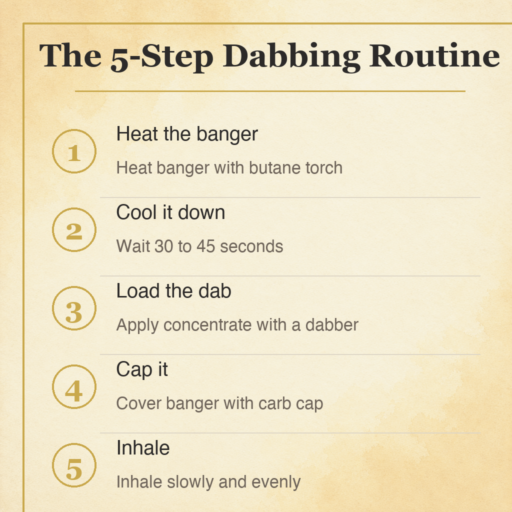 The 5-Step Dabbing Routine