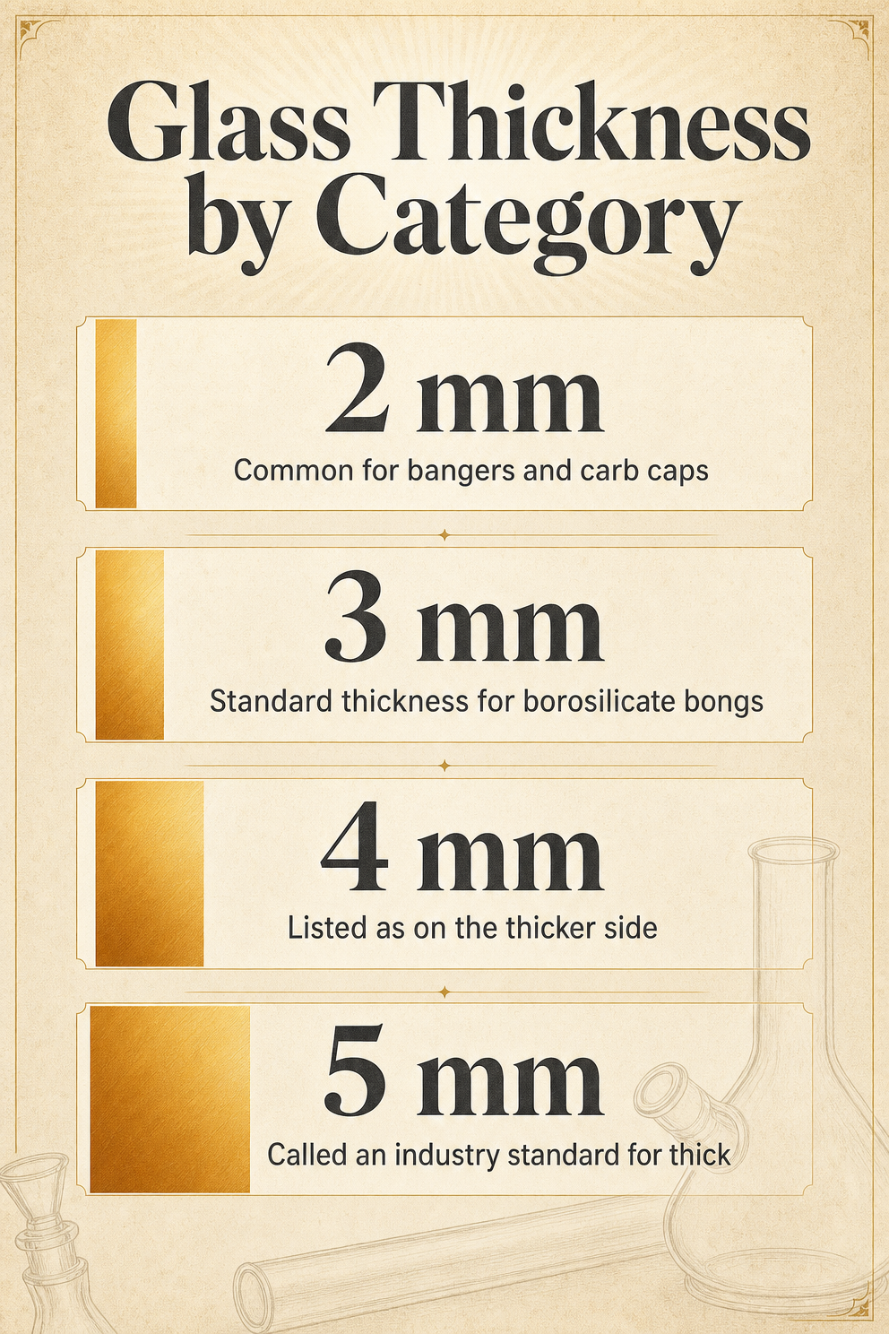 Glass Thickness by Category