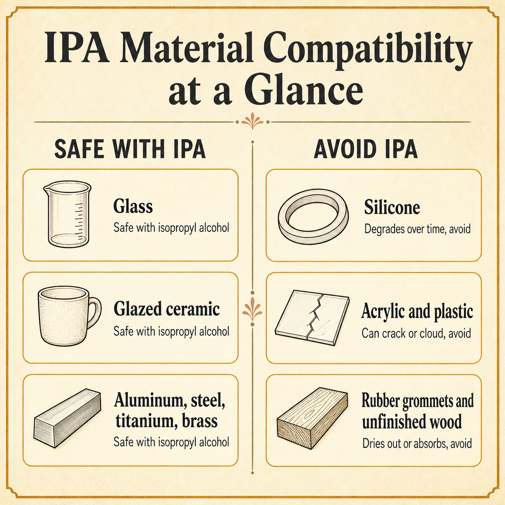 IPA Material Compatibility at a Glance