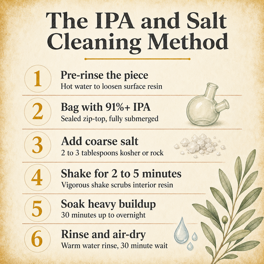 The IPA and Salt Cleaning Method