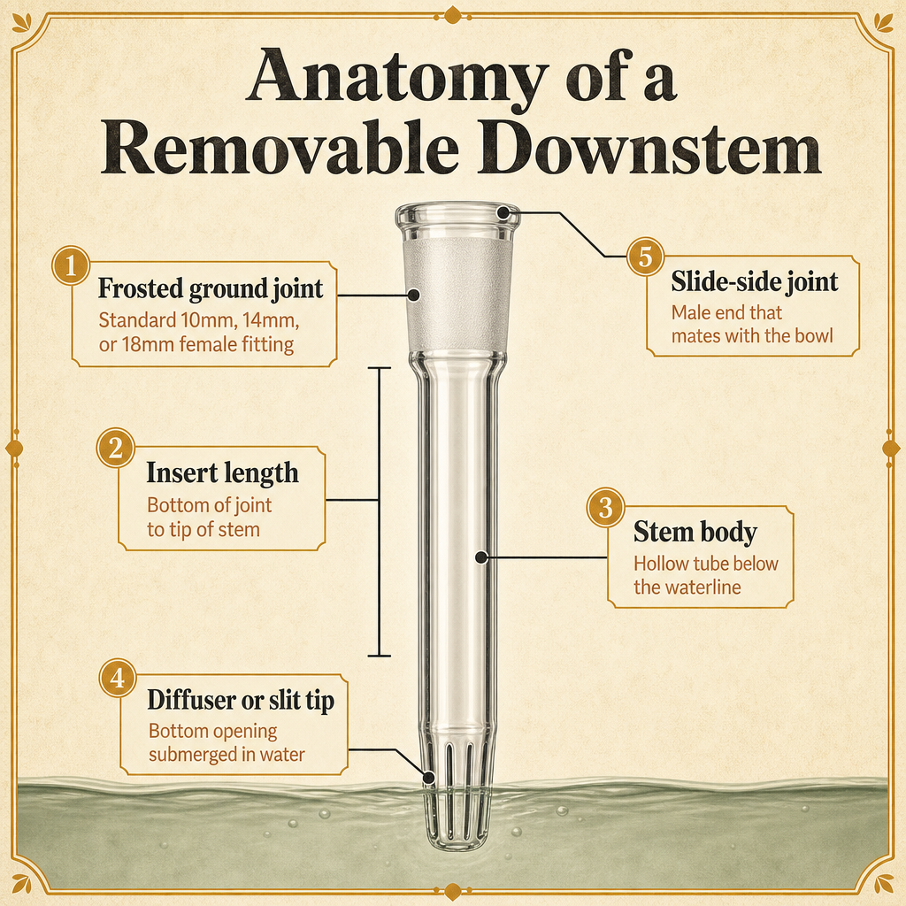 Anatomy of a Removable Downstem