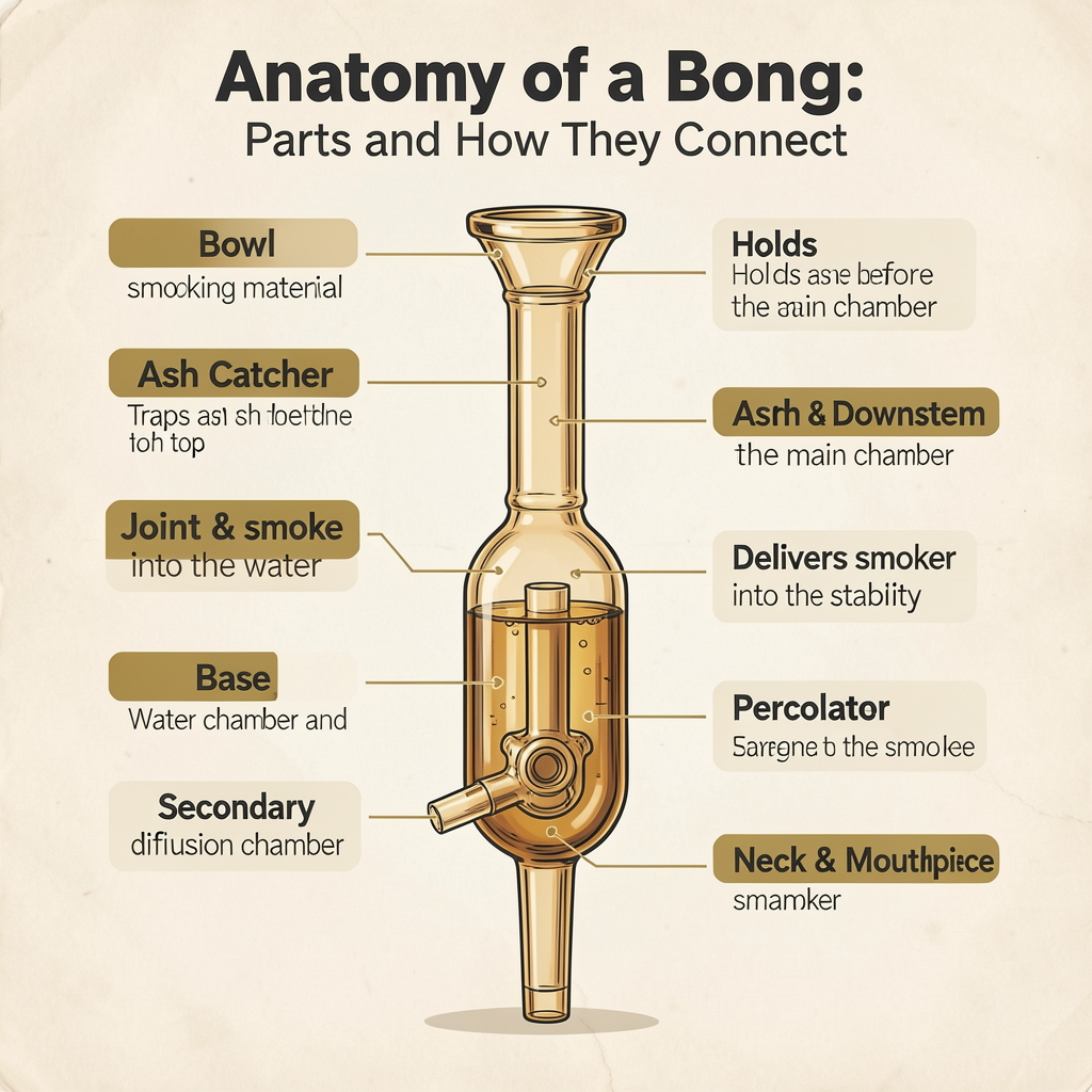 Anatomy of a Bong: Parts and How They Connect