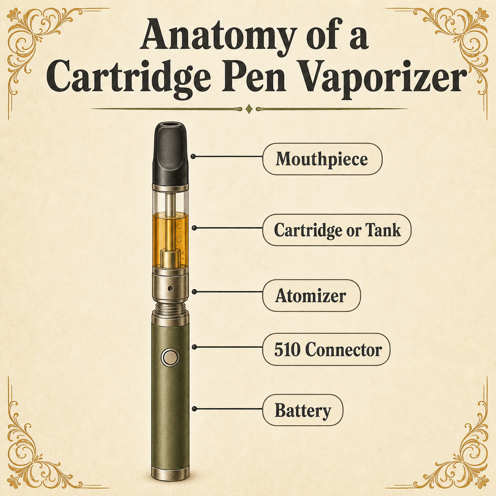 Anatomy of a Cartridge Pen Vaporizer