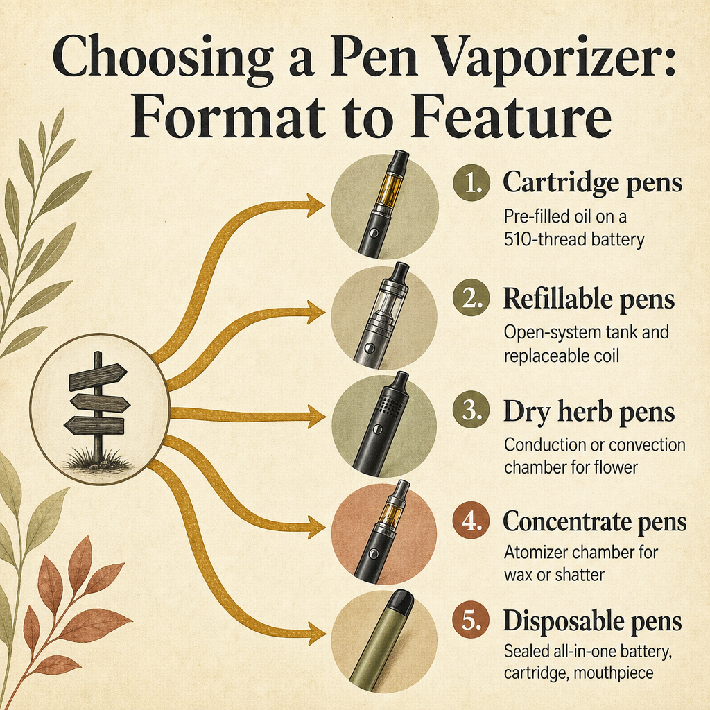 Choosing a Pen Vaporizer: Format to Feature