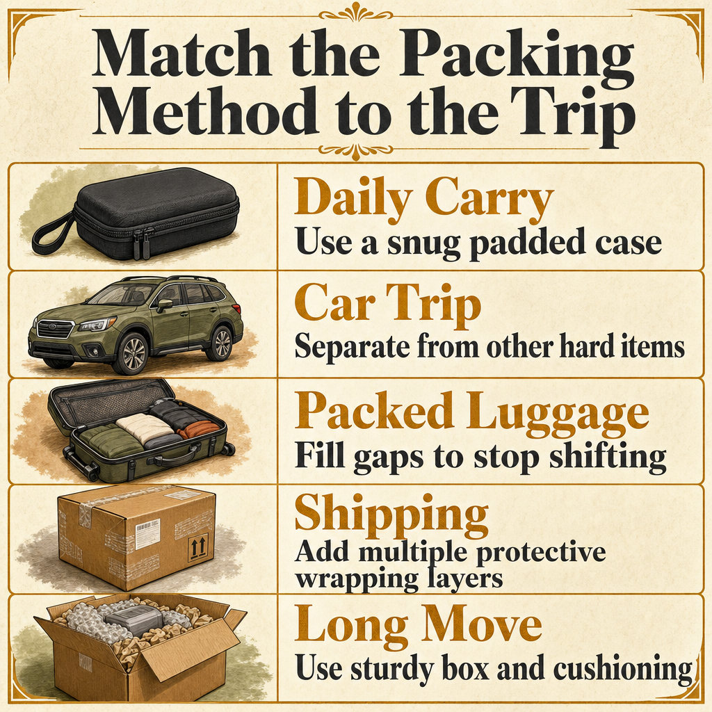 Match the Packing Method to the Trip
