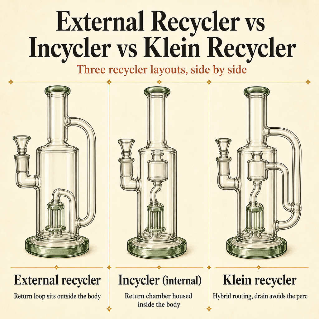 Anatomy of a Recycler Bong