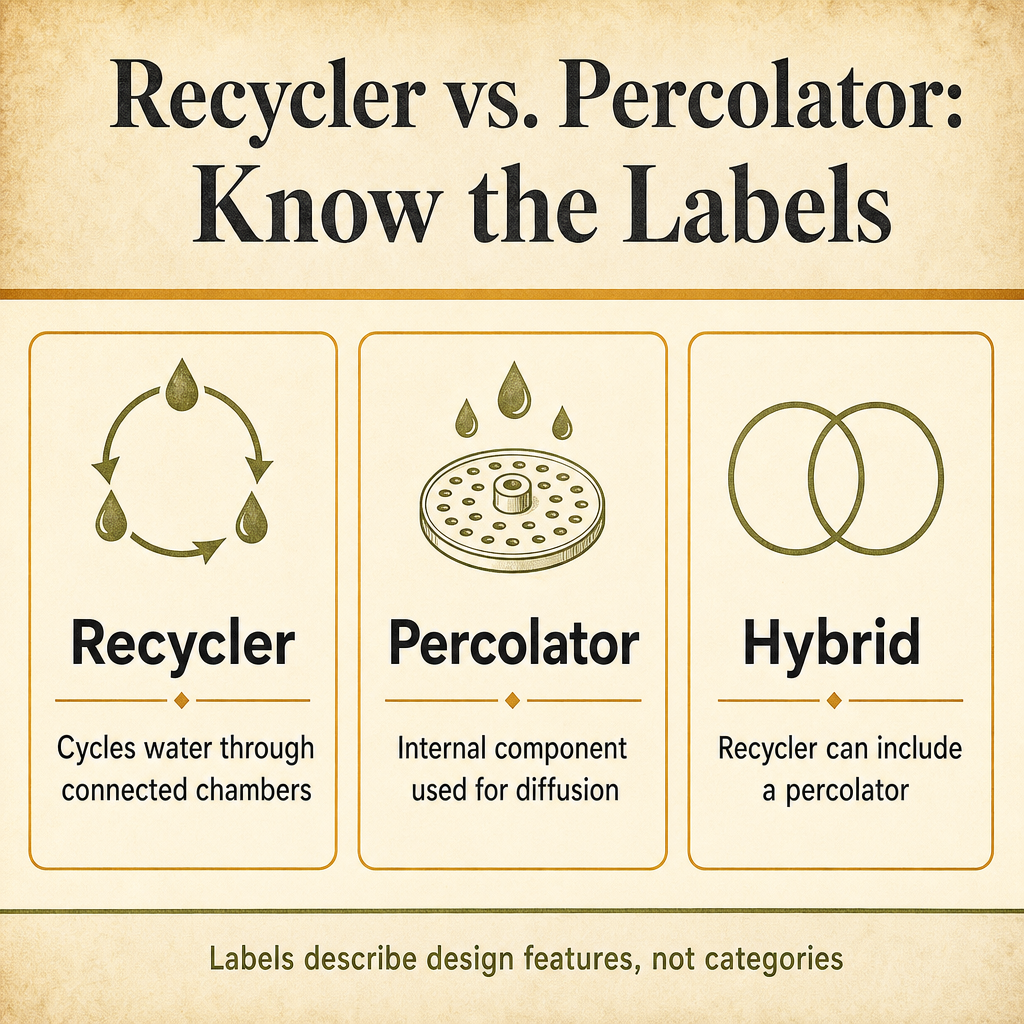 Recycler vs. Percolator: Know the Labels