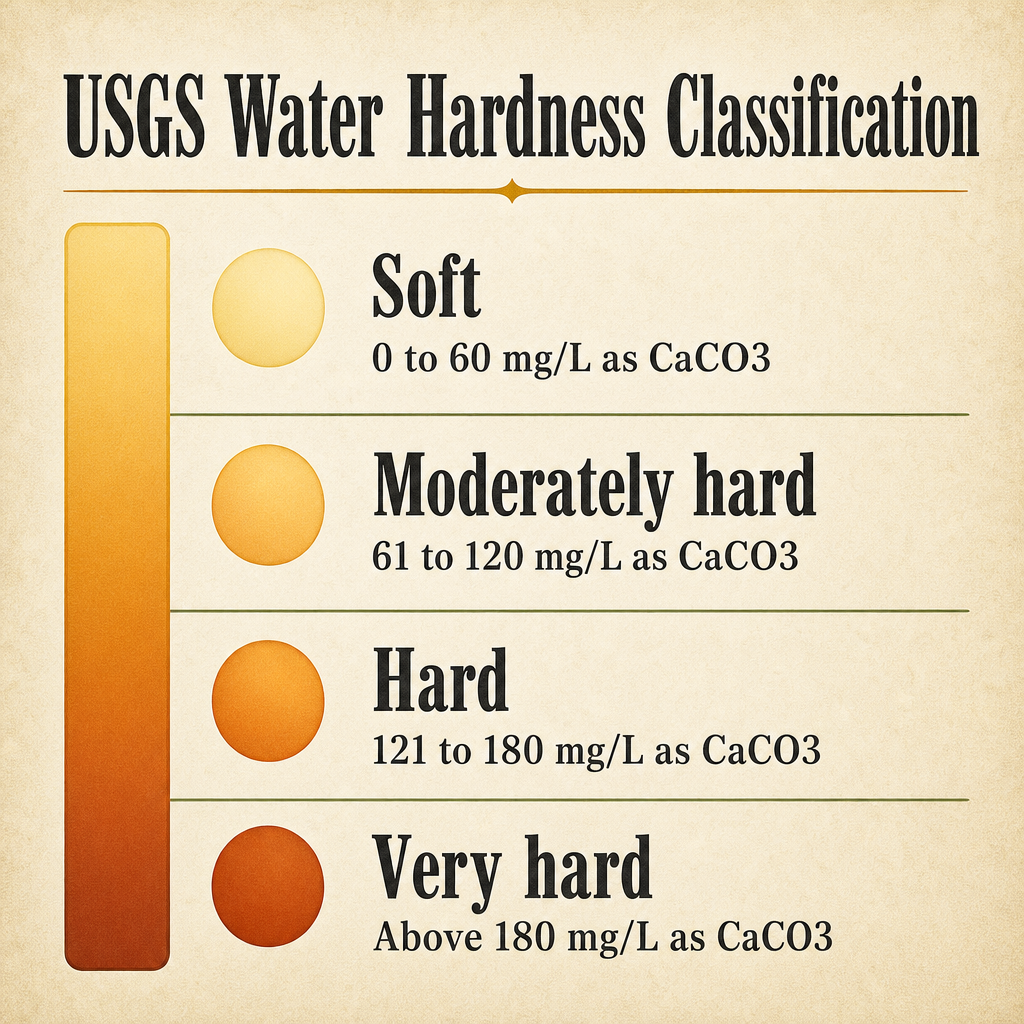 USGS Water Hardness Classification