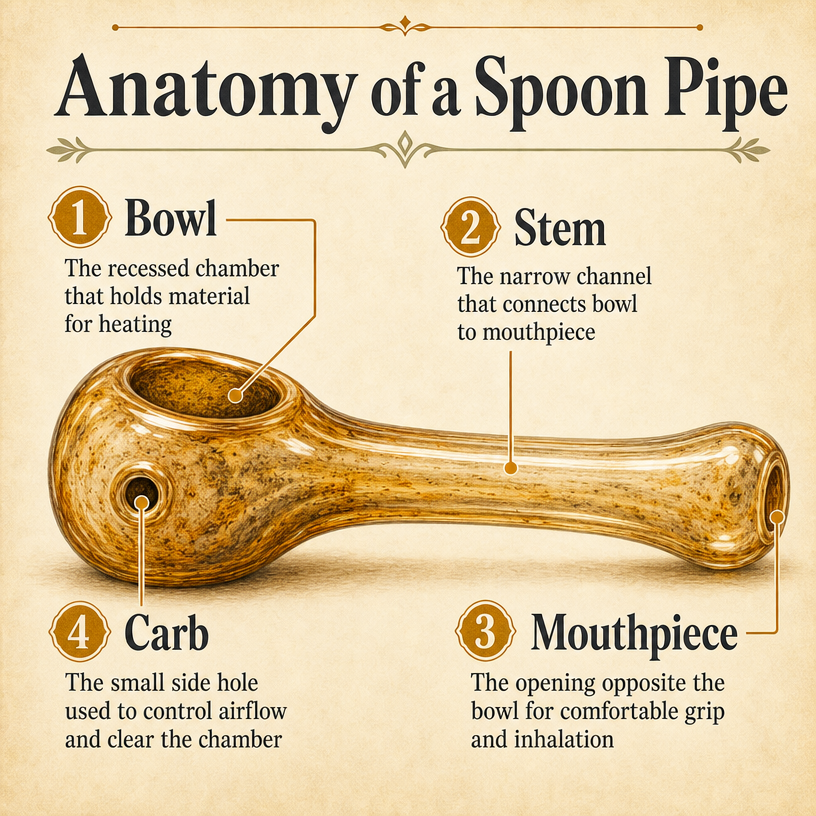Anatomy of a Spoon Pipe