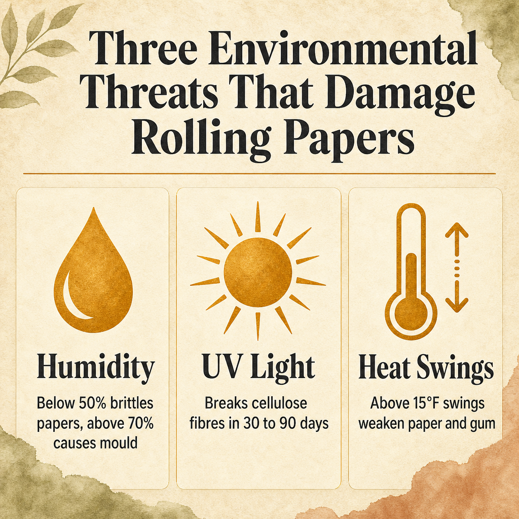 Three Environmental Threats That Damage Rolling Papers