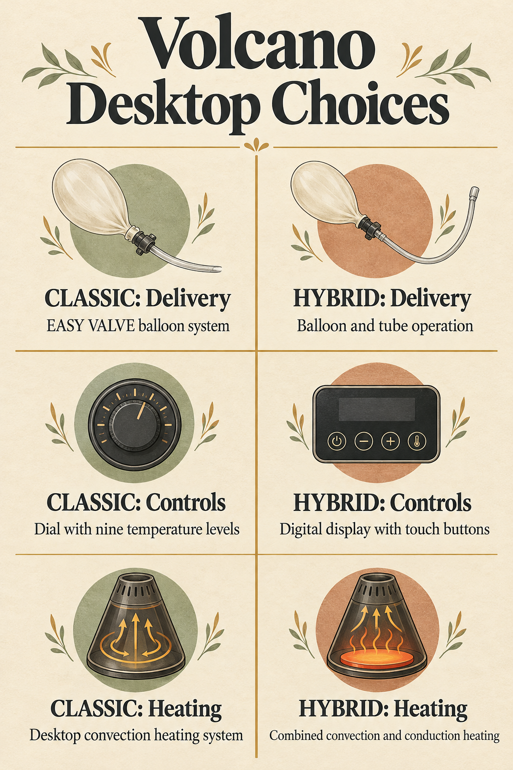 Volcano Desktop Choices
