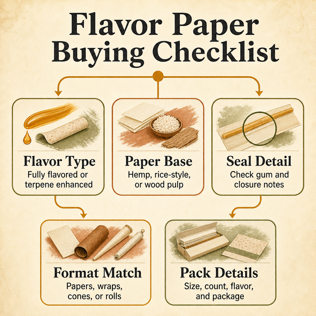 Flavor Paper Buying Checklist