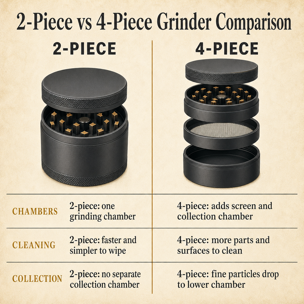 Anatomy of a 4-Piece Grinder