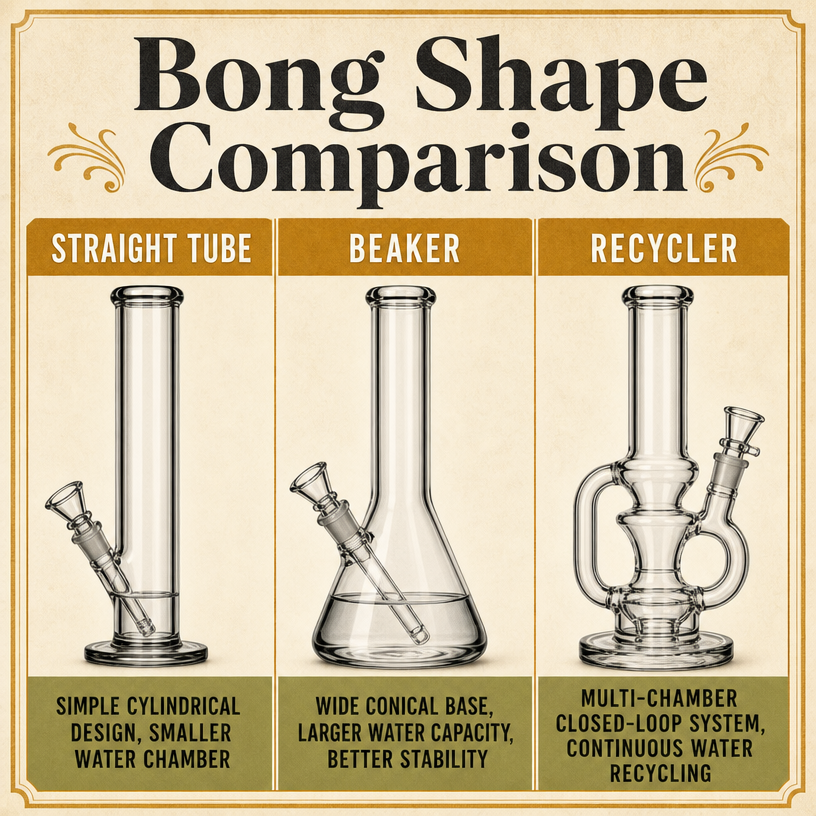 Bong Shape Comparison
