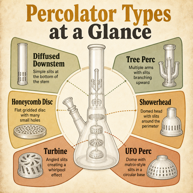 Percolator Types at a Glance