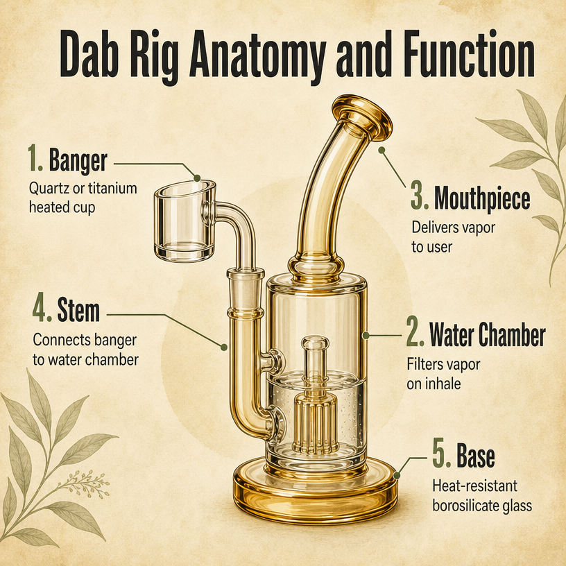 Dab Rig Anatomy and Function