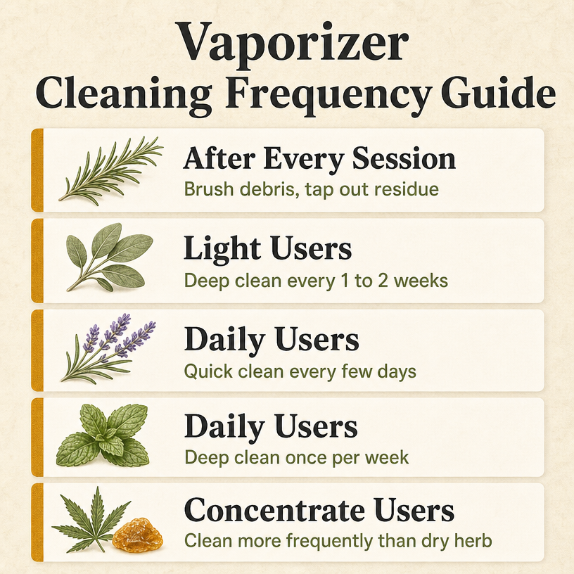 Vaporizer Cleaning Frequency Guide