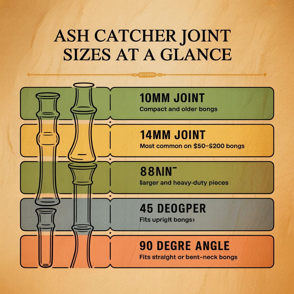 Ash Catcher Joint Sizes at a Glance